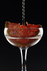 Garnish Cocktail Glass Experimentation